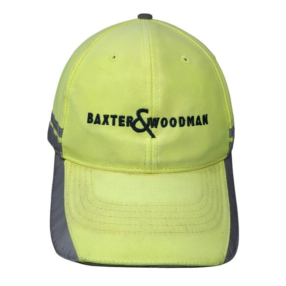 Baxter & Woodman Strapback Baseball Cap Green One Size Adjustable Outdoor Cap - Picture 1 of 10